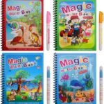 Anubhav Janni Magic Water Painting Book Marker For Kids Educational Promote Fine Motor Drawing Skills Reusable Mess Free Art Quick Dry Technology Doodle Pen Board Children (Pack Of 1 Pcs)