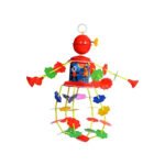 Anubhav Janni Mary Go Jhoomer Merry Round Hanging Toy For New Born Baby With Musical Spinning Kids Colorful Rotating Ferris Wheel Lights And Music Educational Sensory Boys Girls (Pack Of 1 Pcs)