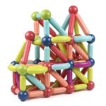Anubhav Janni Magnetic Stick Building Block Sticks Blocks Kids Toys Boys Educational Stem Learning Magnet Balls Game Set Girls Jumbo Size Girls Magnetic Multicolor (Pack Of 1 Pcs , Set Of 25)