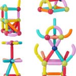 Anubhav Janni Magnetic Stick Building Block Sticks Blocks Kids Toys Boys Educational Stem Learning Magnet Balls Game Set Girls Jumbo Size Girls Magnetic Multicolor (Pack Of 1 Pcs , Set Of 42)