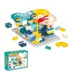 Anubhav Janni Marble Building Block Run Race Track Blocks And Brick Educational Toy For Kids Big Size Slide Toys Gifts Boys Girls Led Lights Toddler (Pack Of 1 Pcs , Set Of 65)