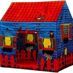 Anubhav Janni Farm Tent Colorfull And Light Weight Children Play House Years Old Kids Girls Boys Foldable Toys Indoor Outdoor Lightweight Toy Colorful Home Birthday Gift (Pack Of 1 Pcs)