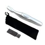 Anubhav Janni Feather King Eyebrow Trimmer Bi Feather Facial Hair Remover Precision Electric Shaver For Women Men Painless Portable Battery Operated Grooming Tool Face Men (Pack Of 1 Pcs)