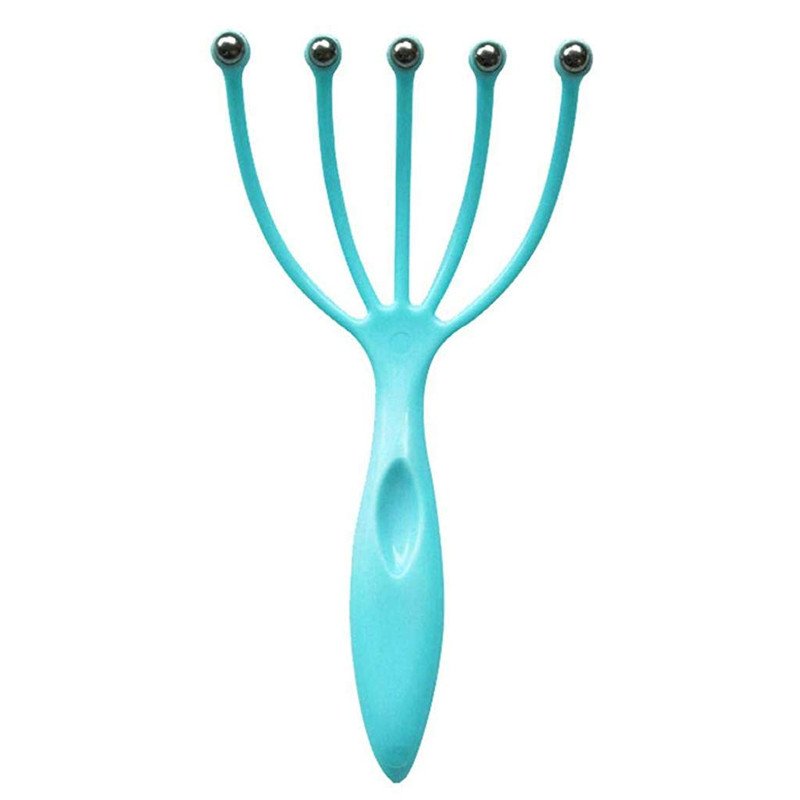 Anubhav Janni Five Claw Head Massager Andheld Scalp Neck Ball Comb Roller Finger Claws Steel Relax SPA Hair Care Deep Relaxation Stress Relief Headache Tool Scalps (Pack Of 1 Pcs) Anubhav Janni Five Claw Head Massager Andheld Scalp Neck Ball Comb Roller Finger Claws Steel Relax SPA Hair Care Deep Relaxation Stress Relief Headache Tool Scalps (Pack Of 1 Pcs) - Image 1