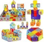Anubhav Janni Big Size (72+36) My House Building Block Blocks Toy Set For Old Kids Boys Girls Multicolor Creating Includes Windows Making Educational Learning Age Durable (Pack Of 1 Pcs)