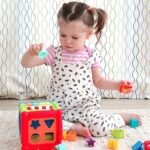 Anubhav Janni Fancy   Cube Plastic Baby And Toddler First's Block Shape Sorter Colors ABCD Toys For Multi Purpose Educational Learning Music Center Play Square Toy Gift Boy (Pack Of 1 Pcs) - Image 5