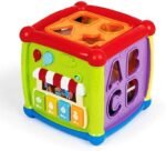 Anubhav Janni Fancy   Cube Plastic Baby And Toddler First's Block Shape Sorter Colors ABCD Toys For Multi Purpose Educational Learning Music Center Play Square Toy Gift Boy (Pack Of 1 Pcs) - Image 7
