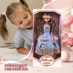 Anubhav Janni Big Size 55 CM Stunning Look Anne Fashion Doll with 3D Eyes Folding Hands Pretend Play Gift for Girls Kids Role Toy Age 1 Years And Above (Multicolor) - Image 3