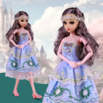 Anubhav Janni Big Size 55 CM Stunning Look Anne Fashion Doll with 3D Eyes Folding Hands Pretend Play Gift for Girls Kids Role Toy Age 1 Years And Above (Multicolor) - Image 6