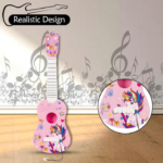 Anubhav Janni Unikorn Theme Guitar 4 Strings Acoustic Music Toys for Kids Educational Toy Beginners Musical Instrument Learning Toy Sound Toys 3+Years 23" (Pack of 1) - Image 8