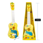 Anubhav Janni Dino Theme 4 String Guitar Easy-to-Hold Thin Frets Low Musical Instrument Learning Educational Toy Gift for Toddlers Kids 3+Years 23 Inch (Pack of 1) (Multicolor) - Image 3