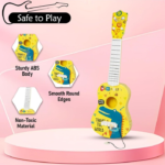 Anubhav Janni Dino Theme 4 String Guitar Easy-to-Hold Thin Frets Low Musical Instrument Learning Educational Toy Gift for Toddlers Kids 3+Years 23 Inch (Pack of 1) (Multicolor) - Image 6