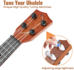 Anubhav Janni 4-String Acoustic Guitar Learning Toy for Kids Toy Classical Ukulele Guitar Musical Instrument (24 Inches) (Pack Of 1) - Image 4