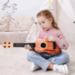 Anubhav Janni 4-String Acoustic Guitar Learning Toy for Kids Toy Classical Ukulele Guitar Musical Instrument (24 Inches) (Pack Of 1) - Image 9