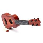 Anubhav Janni 4-String 17 Inch Guitar Learning Toy for Kids Classical Musical Instrument  Role Play Kids Perfect Beginners Age above 3 Years Wooden Finish (Pack Of 1) - Image 6