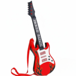 Anubhav Janni Toy Guitar for Kids with Music Light Nylon Strings Musical Instrument For Beginner 4 String Roke band Cool Lights and Dynamic Music For 3 Years Above Kids (Multicolor)