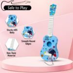 Anubhav Janni 17 inch Space Theme 4 String Guitar Easy to Hold Thin Frets Low Musical Instrument Learning Educational Toy Gift for Toddlers Kids 3 Years And Above Kids (Pack of 1) (Multicolor) - Image 8