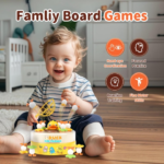 Anubhav Janni Duck Bounce and Catch Game for Kids Interactive Rotating Board with Toys Ghosts Family Party Ages Above 3 Years (Multicolor) - Image 6