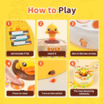 Anubhav Janni Duck Bounce and Catch Game for Kids Interactive Rotating Board with Toys Ghosts Family Party Ages Above 3 Years (Multicolor) - Image 7