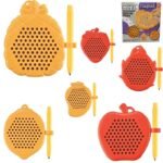 Anubhav Janni MagPad Play Magnetic Drawing Board Erasable Doodle Writing Pad for Kids Magnet with Stylus Pen Fun Learning Toy Birthday Gift Boys Girls Age 2-5 Years (Multicolor)