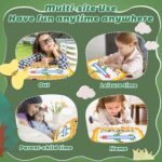 Anubhav Janni Toddler Toys Magnetic Dot Art Drawing Board for Kids Large Crab Toddlers with Pen and Beads Educational Preschool Toy Boys Girls Aged 3-6 Years Old (Multicolor) - Image 5