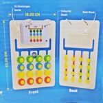 Anubhav Janni Colour Coder Puzzle Game for Kids Sliding Color Match Toy with Pattern Cards Brain Development Educational For Above 3 Years Kids (Multicolor) - Image 2