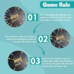 Anubhav Janni Rope Challenge Puzzle Game for Kids Adults Brain Teaser Logic Toy Colorful String Matching Board Family Fun Mind Training Strategy Untying Twisted Knots (Round) - Image 2