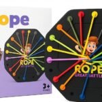 Anubhav Janni Rope Great Battle Games for Kids Colorful Pulling Puzzle Toy Brain Coordination Hand Grip Game Fun Activity 3+ Years Indoor Outdoor Skill Educational Challenge Toys (Hexagon)