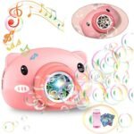 Anubhav Janni Automatic Music Bubbles Animal Shape Style Bubble Blower Maker Portable Making for Kids Boys Girls Baby Toddlers (Colour and Design as per Stock)