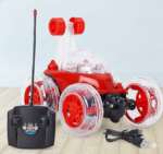 Anubhav Janni Remote Control Stoont Car RC 360 Degree Rotating Rolling Radio Control Electric Race Car with Lights and Music Rechargeable Battery for Kids Above 3 Years (Multicolor) - Image 2