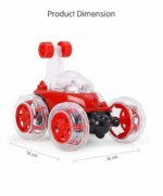 Anubhav Janni Remote Control Stoont Car RC 360 Degree Rotating Rolling Radio Control Electric Race Car with Lights and Music Rechargeable Battery for Kids Above 3 Years (Multicolor) - Image 3