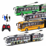 Anubhav Janni Remote Control Big City Bus Toy Rechargeable with LED Lights RC Bus Model for Kids (Multicolor)