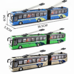 Anubhav Janni Remote Control Big City Bus Toy Rechargeable with LED Lights RC Bus Model for Kids (Multicolor) - Image 3