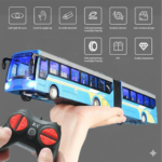 Anubhav Janni Remote Control Big City Bus Toy Rechargeable with LED Lights RC Bus Model for Kids (Multicolor) - Image 5