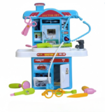 Anubhav Janni Kids Doctor Kit Play set for Toddlers Medical Station with Stethoscope Syringe and Accessories Pretend Play Educational Toy for Boys and Girls Ages 3+ (Multicolor)
