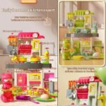 Anubhav Janni Kids Kitchen Play Set 44 Pieces Battery Operated with Lights and Sounds Cooking Pretend Toys For Above 3 Years Kids (Multicolor) - Image 3