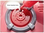 Anubhav Janni Kitchen Set for Kids 42 PCS Battery Oprated Pretend Play Kitchen Toy Set for Girls with Writing Slate Lights Music Sound Plastic For 3 Years Above Kids (Multicolor) - Image 8