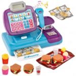 Anubhav Janni Supermarket Cash Register for Kids Shopping Cart Scanner Vending Machine Pretend Play Grocery Store with Light Music Role play Toy for Boys Girls (Multicolor)