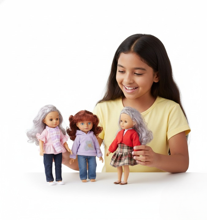 Anubhav Janni Lovely Girl Fashion Doll Set Beauty Doll with Stylish Outfit and Accessories for Girls 3+ Years (Pack Of 1 As Per Stock) (Multicolor) Anubhav Janni Lovely Girl Fashion Doll Set Beauty Doll with Stylish Outfit and Accessories for Girls 3+ Years (Pack Of 1 As Per Stock) (Multicolor) - Image 1
