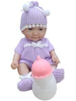 Anubhav Janni Baby Doll That Look Real 3D Eyes Born Doll Real Baby Lifelike Assorted 1 Only Sleep Doll's Series Big Dolls Reborn for Toddlers Boy and Girls (Multicolor) - Image 3