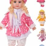 Anubhav Janni Poem Baby Girl Doll Big Size Original Plush Soft Clothing 40 cm Kids Toy  with Flashing Lights Sound Toys for Boys Girls Best Birthday Gift (Multicolor)
