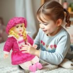 Anubhav Janni Poem Baby Girl Doll Big Size Original Plush Soft Clothing 40 cm Kids Toy  with Flashing Lights Sound Toys for Boys Girls Best Birthday Gift (Multicolor) - Image 2