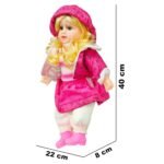 Anubhav Janni Poem Baby Girl Doll Big Size Original Plush Soft Clothing 40 cm Kids Toy  with Flashing Lights Sound Toys for Boys Girls Best Birthday Gift (Multicolor) - Image 3
