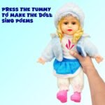 Anubhav Janni Poem Baby Girl Doll Big Size Original Plush Soft Clothing 40 cm Kids Toy  with Flashing Lights Sound Toys for Boys Girls Best Birthday Gift (Multicolor) - Image 4