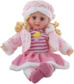 Anubhav Janni Poem Baby Girl Doll Big Size Original Plush Soft Clothing 40 cm Kids Toy  with Flashing Lights Sound Toys for Boys Girls Best Birthday Gift (Multicolor) - Image 7