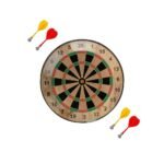 Anubhav Janni Magnetic Dart Board Safety Indoor Outdoor Gift Party 28CM / 11-Inch (Board Size) Play Powerful Magnets No Sharp Points (Multicolor)