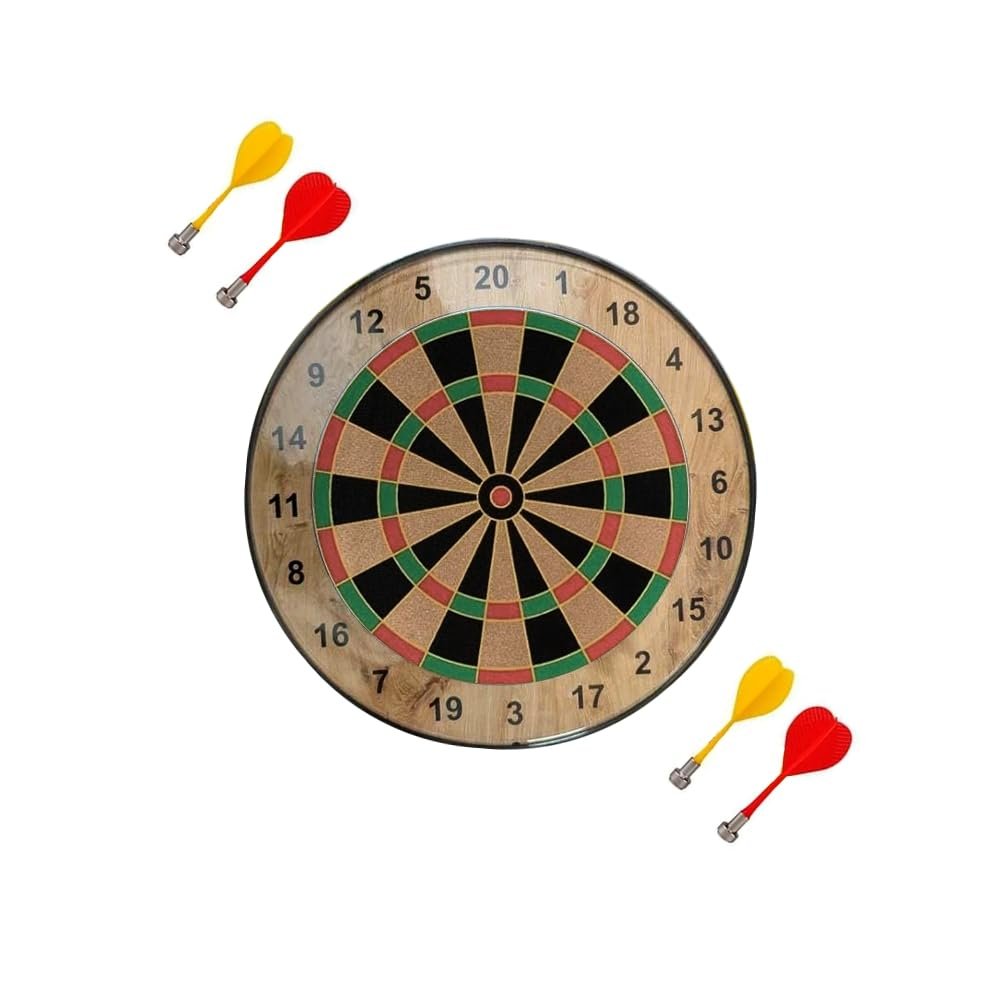 Anubhav Janni Magnetic Dart Board Safety Indoor Outdoor Gift Party 28CM / 11-Inch (Board Size) Play Powerful Magnets No Sharp Points (Multicolor) Anubhav Janni Magnetic Dart Board Safety Indoor Outdoor Gift Party 28CM / 11-Inch (Board Size) Play Powerful Magnets No Sharp Points (Multicolor) - Image 1