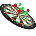 Anubhav Janni Magnetic Dart Board Safety Indoor Outdoor Gift Party Board Size 40 CM Play Powerful Magnets No Sharp Points (Multicolor)