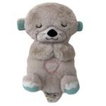 Anubhav Janni Breathing Teddy Bear Plush Baby Toy with Music Sounds Lights and Breathing Motion Breathing Toy with Lights Gift for Kids Size 30 cm (Pack of 1) (Multicolor) - Image 2
