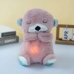 Anubhav Janni Breathing Teddy Bear Plush Baby Toy with Music Sounds Lights and Breathing Motion Breathing Toy with Lights Gift for Kids Size 30 cm (Pack of 1) (Multicolor) - Image 3